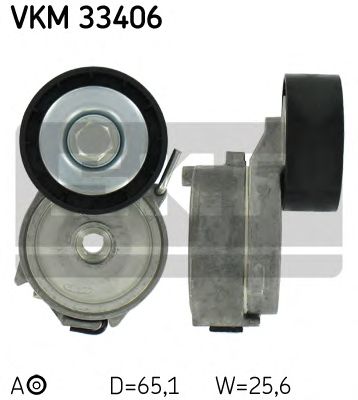 VKM 33406 SKF Натягувач поліклинового ременя1